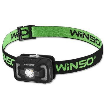 Ліхтар налобний WINSO 200Lm, 5W CREE XTE + COB, 3xAAA, Sensor White/Red 750400 фото