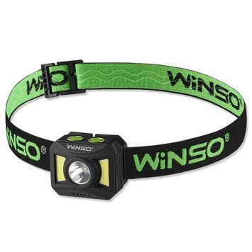 Ліхтар налобний WINSO 300Lm, 3W + COB, 850mAh, White/Red 750600 фото