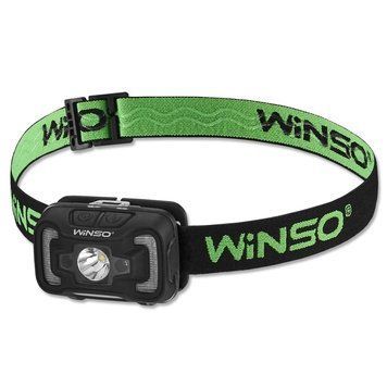 Ліхтар налобний WINSO 330Lm, 5W CREE XTE + COB, 1800mAh, Sensor White/Red 750720 фото