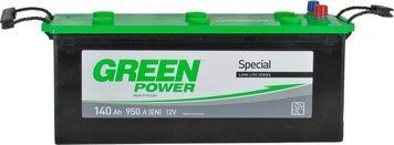 Автомобільний акумулятор GREEN POWER 6СТ-140Ah Аз (+/-) 950A (EN) 22365 фото
