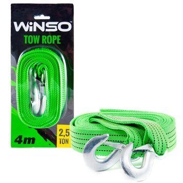 Буксирувальний трос WINSO 2,5т. 4м. 132540 132540 фото