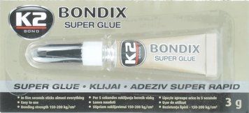 Супер клей K2 Bondix K20070 / EB101 / EB100 3г (12 шт уп) K20070/EB101/EB100 фото